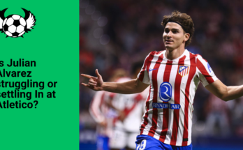 Julian Alvarez in action for Atletico Madrid